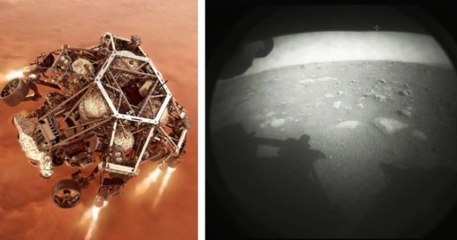 La première photo prise par le rover Persévérance sur Mars a été dévoilée