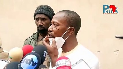 Des membres de FRAPP arrêtés devant la préfecture de Dakar