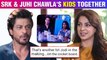 Shah Rukh's Son Aryan Khan & Juhi Chawla's Daughter Jahnavi Together For IPL Auction | Fans Go Crazy