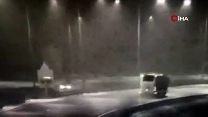 Otobandaki ters şerit faciası kamerada