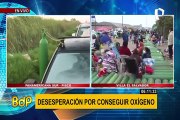 Panamericana Sur: cientos viajan de Lima a Pisco para conseguir oxígeno