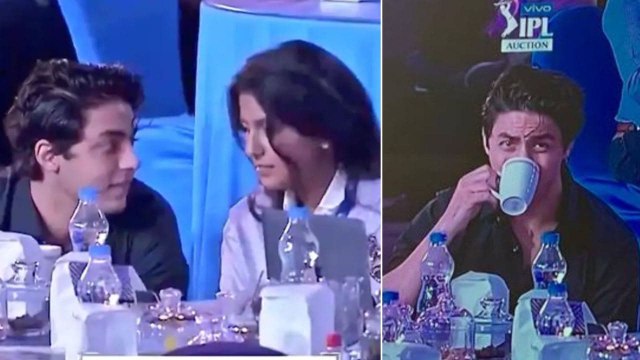 IPL 2021 Auction : Shah Rukh's Son Aryan, Juhi's Daughter Jahnavi Spotted - Pic Viral || Oneindia