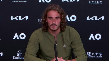 Open d'Australie 2021 - Stefanos Tsitsipas : "I wouldn't be surprised to see Daniil Medvedev win the tournament but I'm not a betting site"