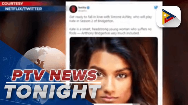 Simone Ashley is Kate Sharma in Bridgeton Season 2; Heart Evagelista pulls off 'napkin top' trend