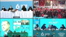ANKARA - Cumhurbaşkanı Erdoğan, video konferansla AK Parti Şanlıurfa İl Kadın Kolları 6. Olağan Kongresine katıldı