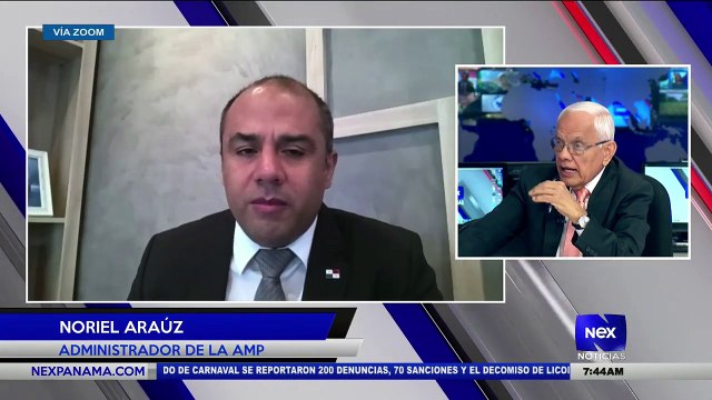 Entrevista a Noriel Araúz, administrador de la Autoridad Marítima de Panamá - Nex Noticias