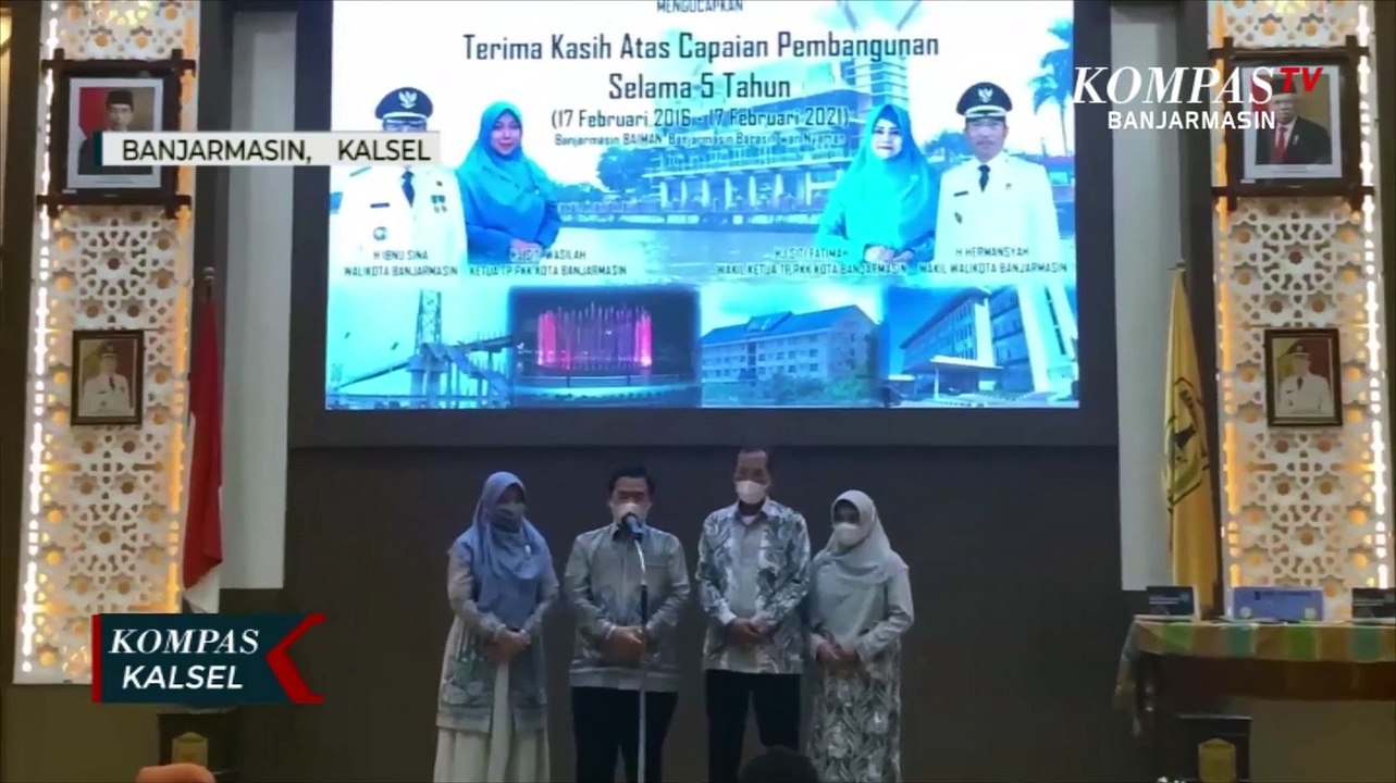 Akhiri Masa Jabatan Wali Kota dan Wakil Wali Kota Banjarmasin, Ini Pesan Ibnu Sina - Hermansyah