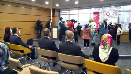 Siirt’te yetim çocuklar doyasıya eğlendi