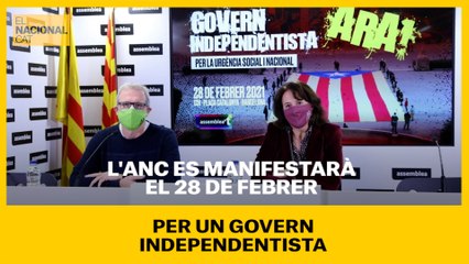 L'ANC es manifestarà el 28 de febrer per un Govern independentista