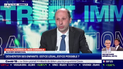 Olivier Sénéchal (OSL Conseil) : Est-ce légal et possible de déshériter ses enfants ? - 19/02