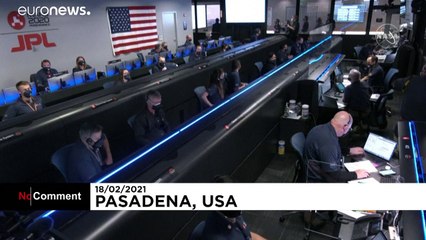 "Touchdown confirmed!": the two words at mission control as Perseverance lands on Mars
