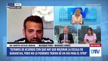 El diputado Martín Medina analiza el proyecto de modificación del Impuesto a las Ganancias