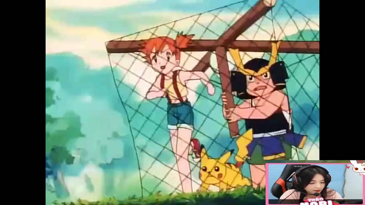 Pokemon Highlight Season 1 Episode-4 Challenge of the Samurai in Hindi - Part 3