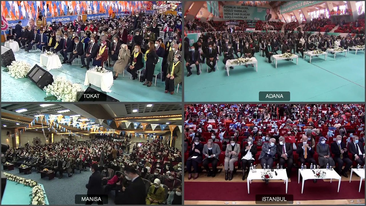 ANKARA - Cumhurbaşkanı Erdoğan, video konferansla AK Parti Tokat İl Kadın Kolları 6. Olağan Kongresine katıldı