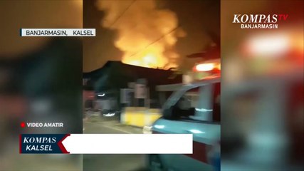 Satu Korban Tewas Saat Api Membakar 5 Rumah di Banjarmasin