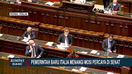 Pemerintah Baru Italia Menangi Mosi Percaya di Senat