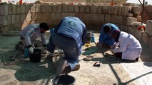 في شمال الأردن مشروع ترميم فسيفساء بيزنطية لحفظ التراث وإيجاد فرص عمل