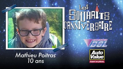 Souhaits d'anniversaire - capsule 3 - 19 février 2021