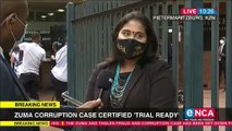 Zuma corruption case certified trial ready