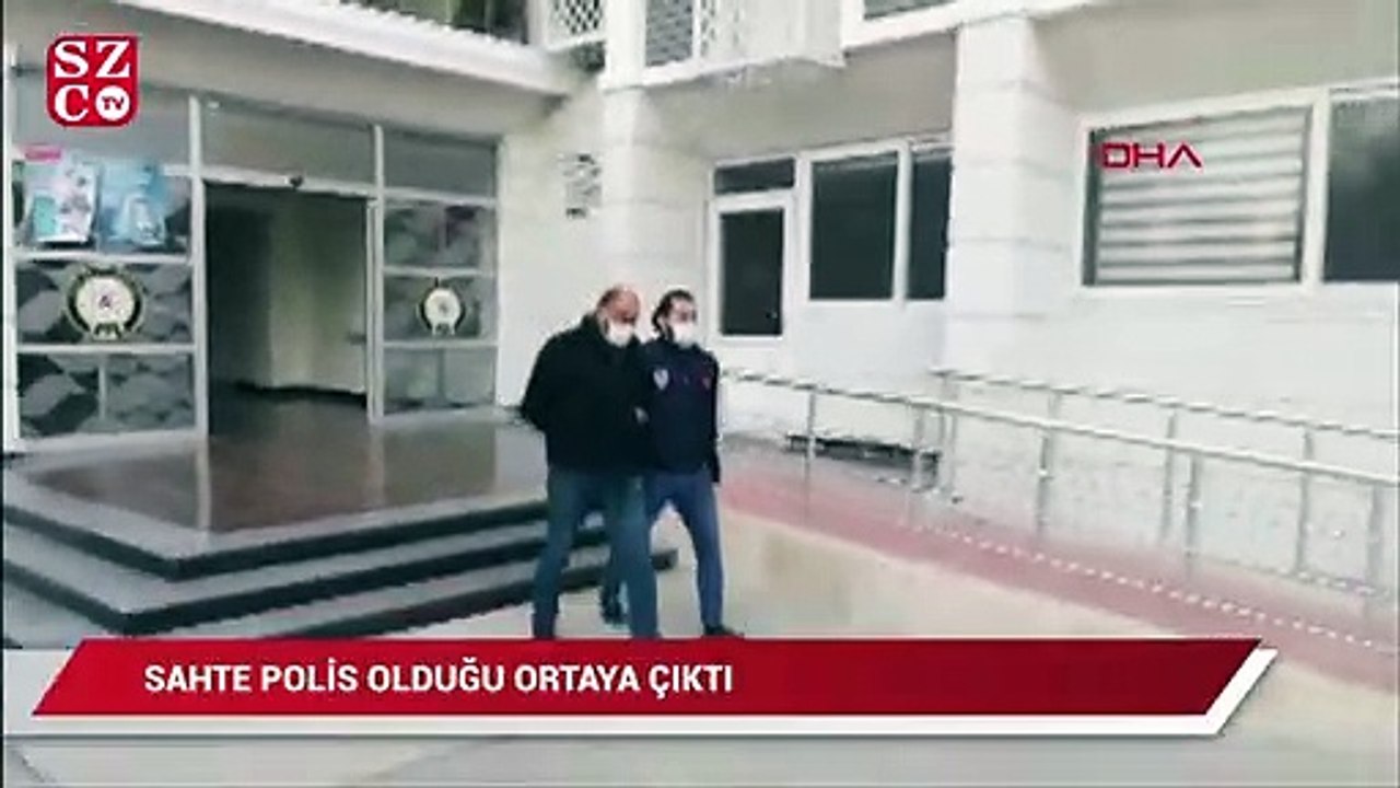 Polis yeleğiyle çevirmeye girdi, sahte polis olduğu ortaya çıktı