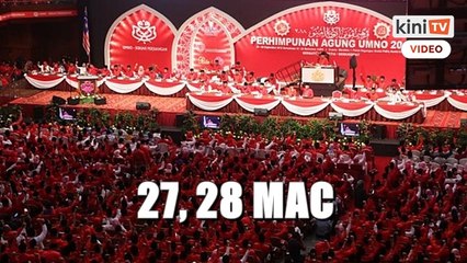 Télécharger la video: Perhimpunan Agung Umno 27 dan 28 Mac ini