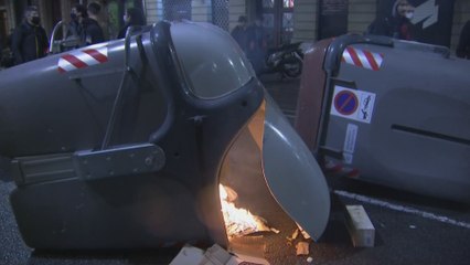 Séptimo día de protestas en Cataluña  sin la contundencia vandálica de otras noches