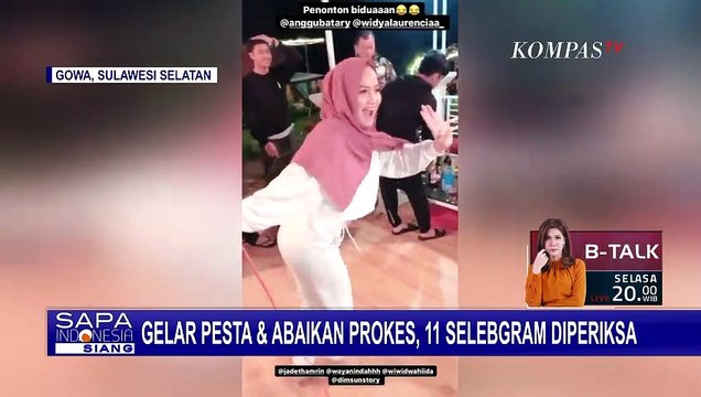 Gelar Pesta di Villa Abai Prokes, 11 Selebgram Gowa Dikenakan Sanksi Administrasi