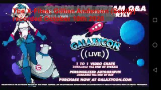 GalaxyCon Live Comic-Con, cast of X-Files; Gillian Anderson of X-files 10-10-2020