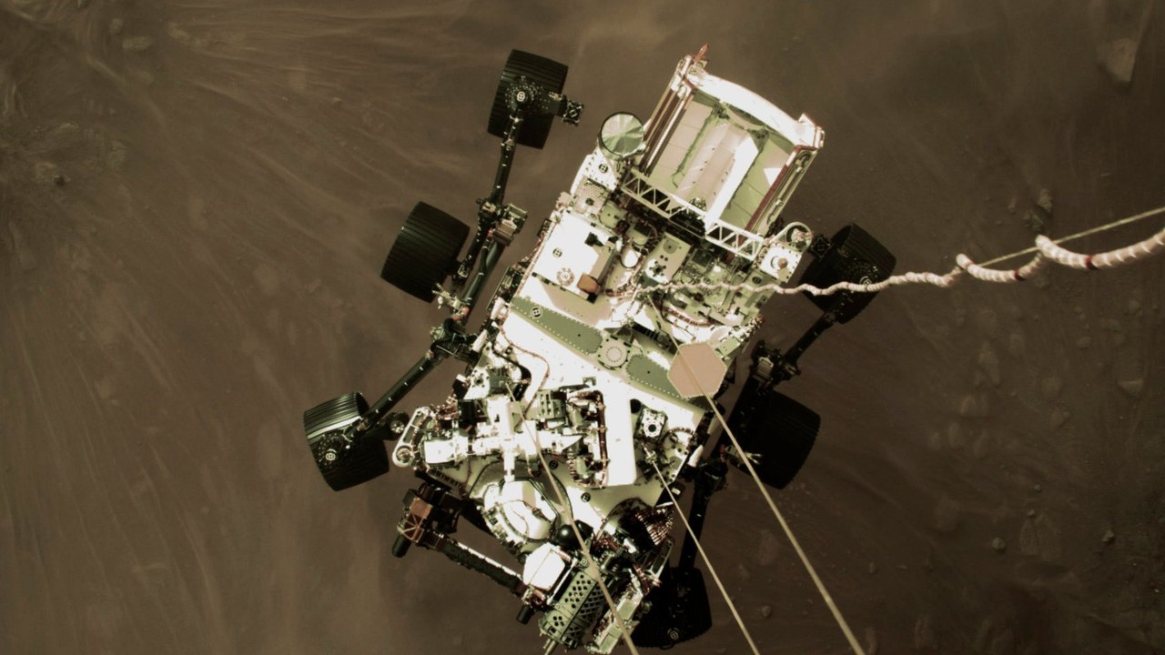 NASA showcases dramatic video of Mars landing, releases images