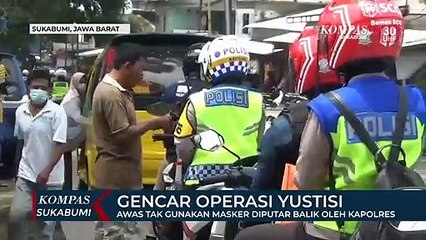 Awas Tak Gunakan Masker Diputar Balik Oleh Kapolres