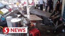 Cook killed after car crashes into eatery in Kampar