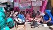पेट्रोल,डीजल और रसोई गैस के बढ़ते दामों के विरोध जिला महिला कांग्रेस का प्रदर्शन