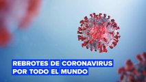 El número de casos de coronavirus aumentó en muchos países
