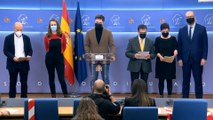 Siete partidos independentistas denuncian que mientras España esté sustentada en el “régimen” que “se blindó” el 23F “no será una democracia plena” y aseguran que el golpe fue “una operación de Estado”
