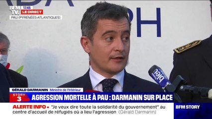 Gérald Darmanin: le suspect "est un réfugié soudanais", "il avait été condamné suite à une rixe à l'arme blanche"