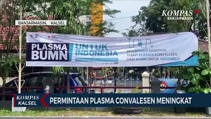 Dinilai Percepat Sembuh dari Covid-19, Permintaan Plasma Konvalesen di UTD PMI Banjarmasin Tinggi
