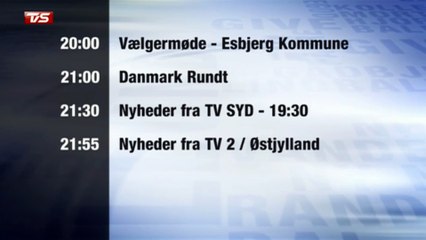 2013 | Programoversigt og musik i baggrunden | TV SYD - TV2 Danmark