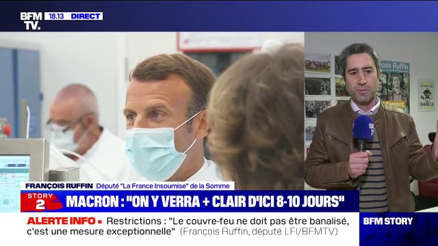 François Ruffin sur les restrictions sanitaires: Il n'y a pas de cap, ni d'horizon, ni de direction