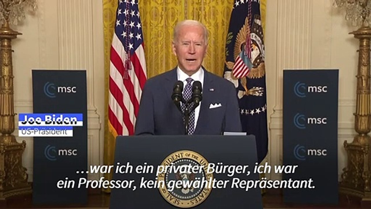 Biden: Amerika ist zurück!