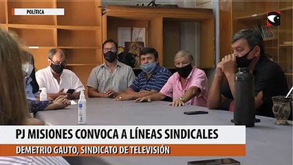 PJ Misiones convoca a líneas sindicales