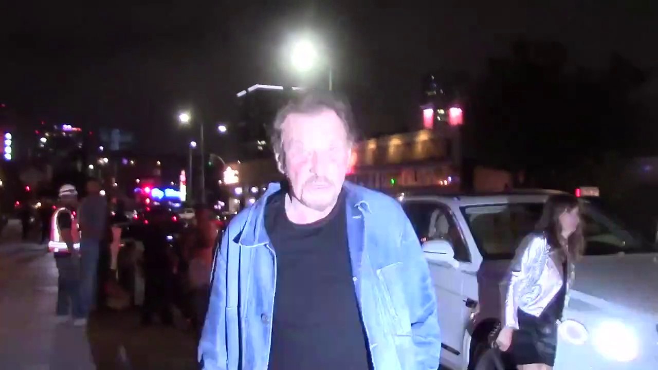 Johnny Hallyday à l'anniversaire de Mishka Bulochnikov ( 2017 )