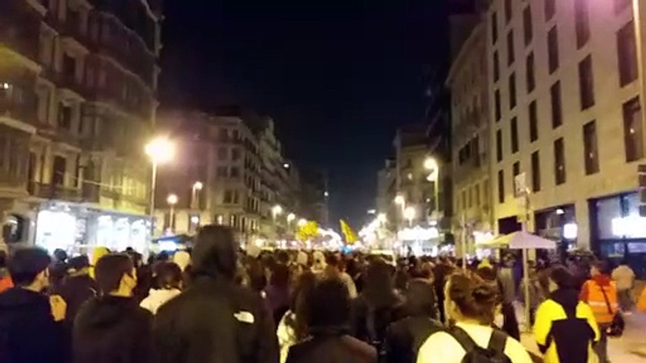 Manifestació a favor de Pablo Hasél (19/02/2021)