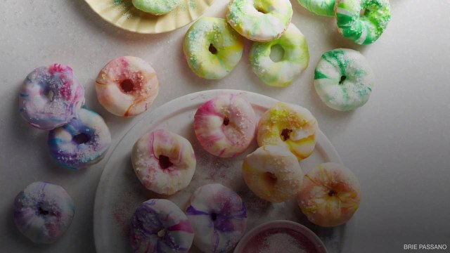 These Dip-Dyed Mini Doughnuts Are Guaranteed to Brighten Your Day