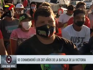 Así conmemoraron los 207 años de la Batalla de La Victoria en el estado La Guaira
