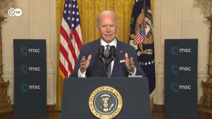 Biden, Merkel and Macron pledge to work together