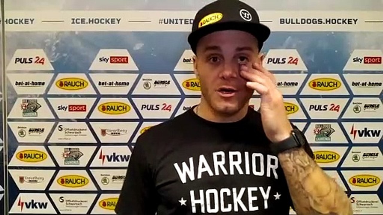 Anthony Luciani nach der Niederlage gegen Innsbruck