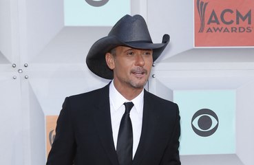 Country music star Tim McGraw is the godfather of Emma Roberts' son