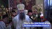 Serbian Orthodox Church entrones its new leader with close government links