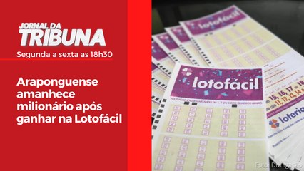 Araponguense amanhece milionário após ganhar na Lotofácil