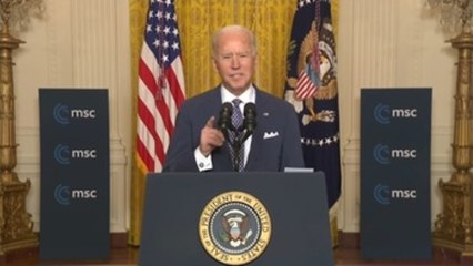 Biden reafirma su apoyo a Europa y le pide cooperación frente a China y Rusia